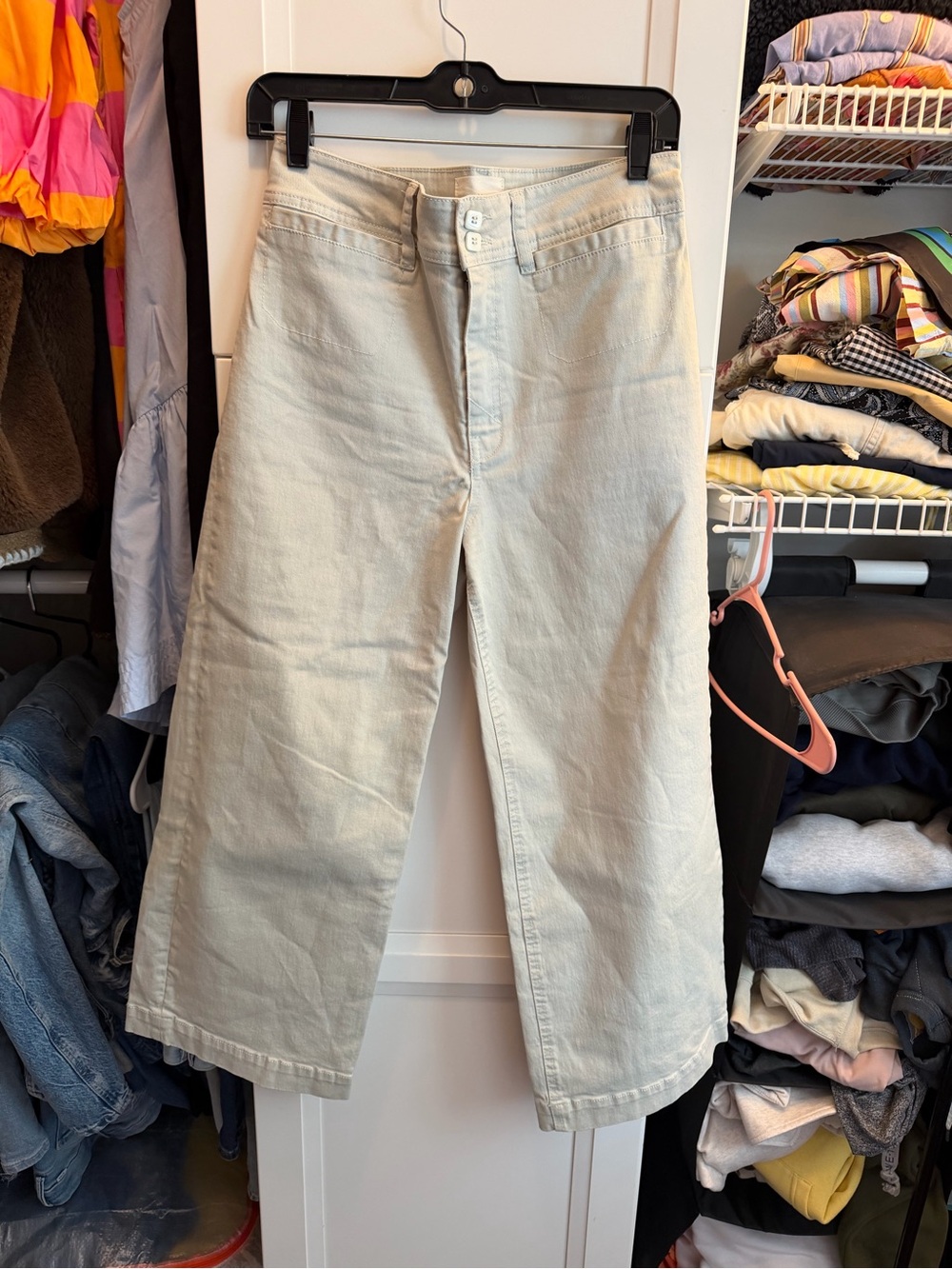 Unpublished Gemma high rise crop in crystal size 29 - Picture 2 of 5
